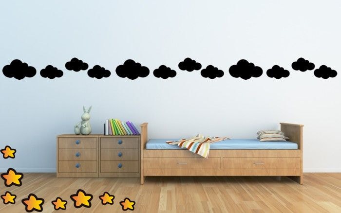 Cenefa Nubes Infantiles V3785